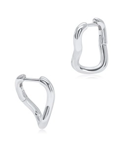 Silver Hoop Earring HO-2615